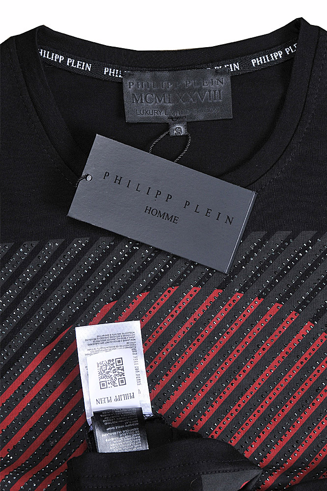 Mens Designer Clothes | PHILIPP PLEIN Cotton T-shirt #3